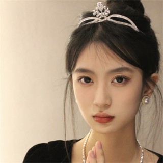 Korean Princess Crystal Diamond Crown birthday party first year Internet celebrity senior woman 18th birthday wedding crown