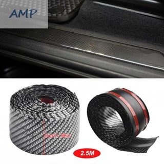 ⚡NEW 8⚡Enhance Your Cars Protection with 2 5M Carbon Fiber Door Sill Scuff Plate Strip