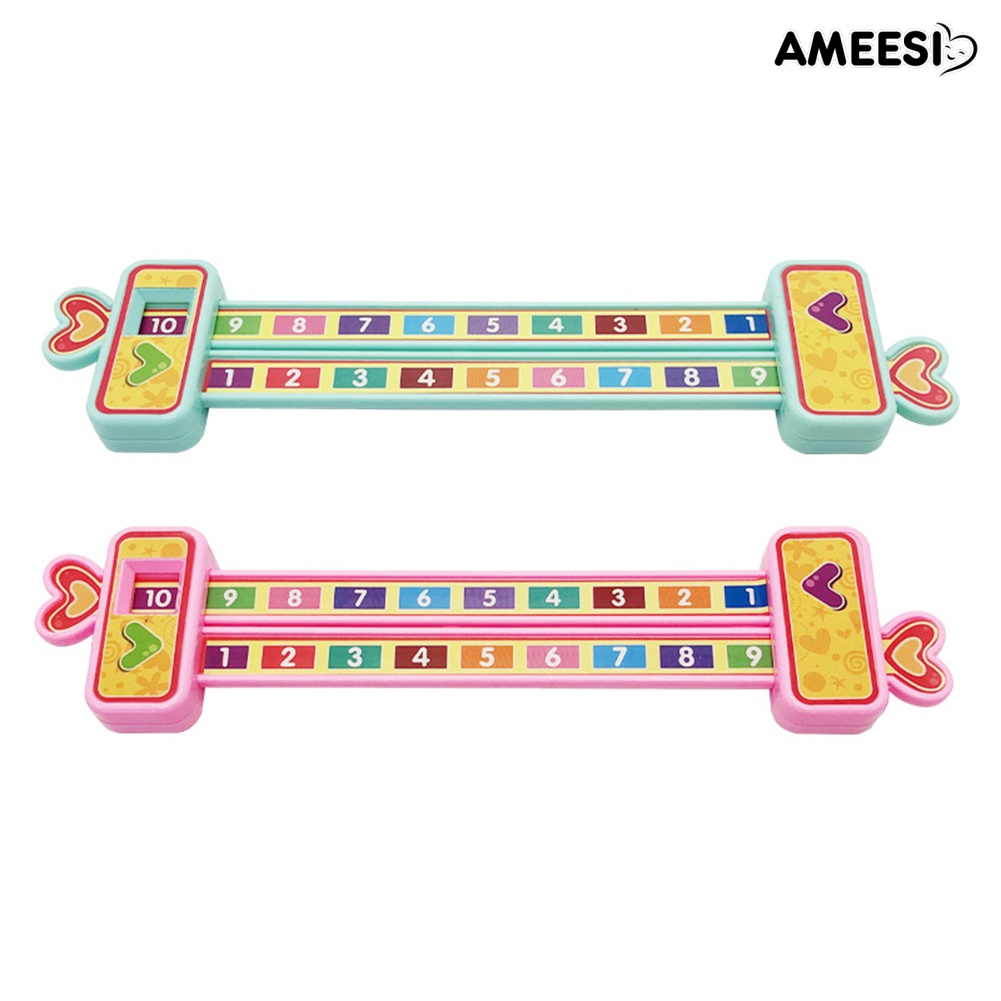 ameesi-ไม้บรรทัดสไลด์ลบ-คณิตศาสตร์-ของเล่นเสริมการเรียนรู้เด็ก-1-10-5-ชิ้น