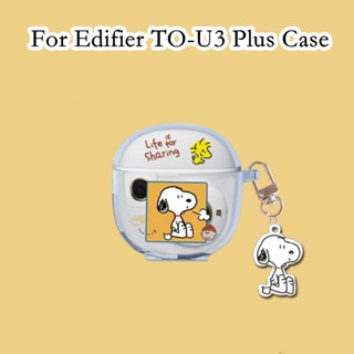 【คุณภาพสูง】เคสหูฟัง แบบนิ่ม ลายการ์ตูน สําหรับ Edifier TO-U3 Plus TO-U3 Plus