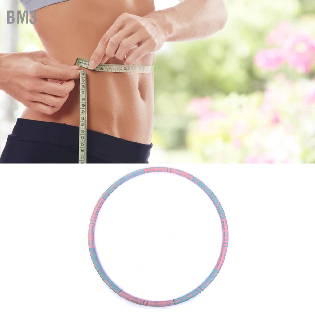 bm3-weighted-fitness-hoop-6-section-detachable-dual-color-abdomen-waist-slimming-exercise