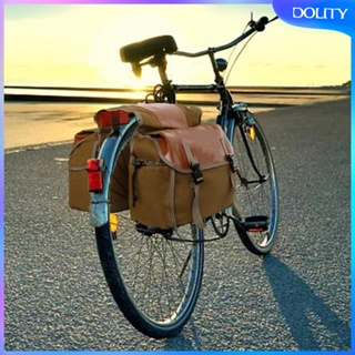[dolity] กระเป๋าผ้าแคนวาส กันน้ํา จุของได้เยอะ 0 ลิตร สําหรับติดอานรถจักรยาน เดินทาง