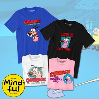 COURAGE THE COWARDLY DOG GRAPHIC TEES | MINDFUL APPAREL T-SHIRT_02