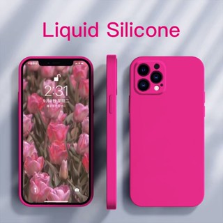 เคสโทรศัพท์มือถือซิลิโคน ทรงสี่เหลี่ยม สําหรับ iPhone 11 12 13 Pro Max 14 Plus Cover 14promax