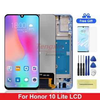 หน้าจอสัมผัส LCD 6.21 นิ้ว สําหรับ Huawei Honor 10 Lite Honor 10i HRY-LX1 LX2