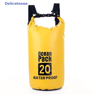 [Delicatesea] กระเป๋าสะพายไหล่ กันน้ํา ขนาด 5 ลิตร 20 ลิตร สําหรับตั้งแคมป์ กีฬาทางน้ํา