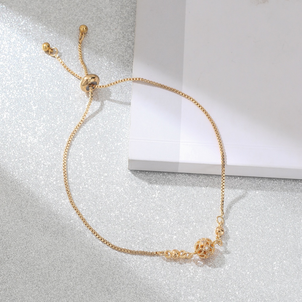 one-c-c-สร้อยข้อมือไทเทเนียม-สเตนเลส-จี้ลูกบอลสวยงาม-ป้องกันการซีดจาง-เครื่องประดับแฟชั่นเกาหลี-d361
