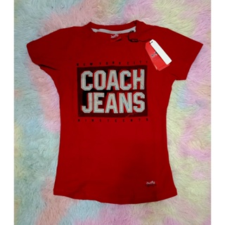 Coach Ladies tshirts Corrugated cotton_02