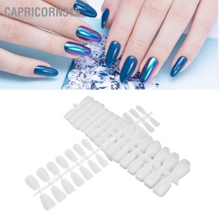 Capricorn315 300pcs Clear Fake Nails Breathable Full Cover Frosted Beautiful False Nail Tips for Salons DIY Art