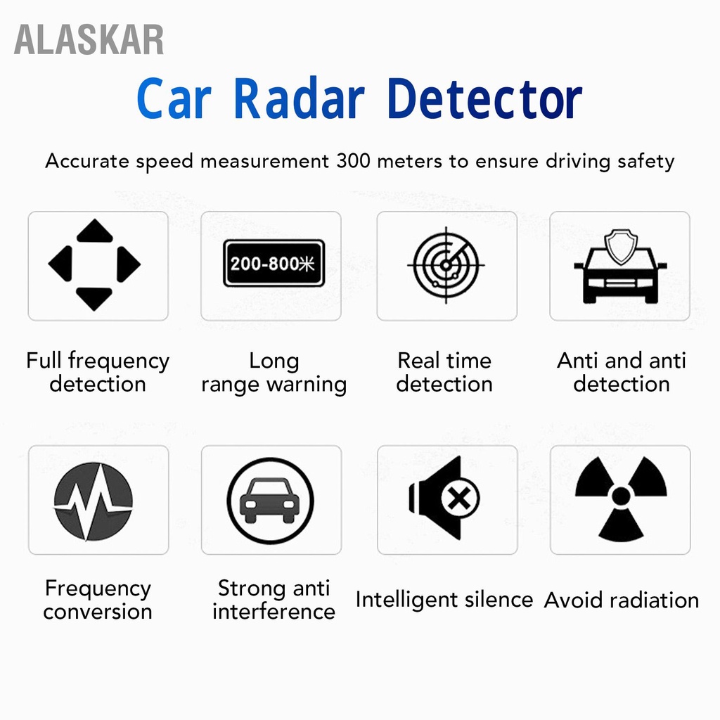 alaskar-เครื่องตรวจจับเรดาร์ในรถยนต์-real-time-voice-prompt-universal-360-gps-การตรวจจับระยะยาวที่แม่นยำเครื่องทดสอบเรดาร์ความเร็ว