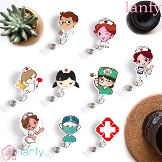 ภาพหน้าปกสินค้าLanfy คลิปหนีบป้ายชื่ออะคริลิคลายการ์ตูนแฟชั่นสําหรับใส่นามบัตรหมอนักเรียนพยาบาล ที่เกี่ยวข้อง