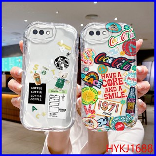 เคส Oppo A3S เคส Oppo A12E tpu เคสนิ่ม แบบใส ลายครีม เคสโทรศัพท์ NYW