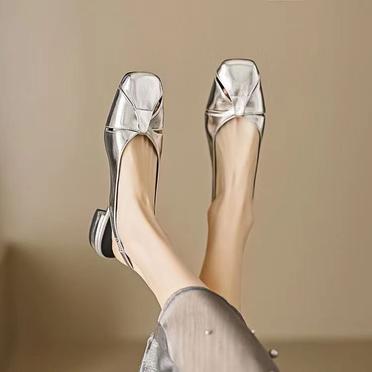 รองเท้าแตะหนัง-ส้นเตี้ย-แต่งสายคล้องข้อเท้า-สีทอง-สีเงิน-สไตล์เรโทร-เหมาะกับฤดูร้อน-สําหรับผู้หญิง-2023