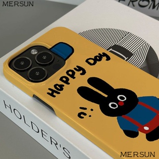 💕เคสโทรศัพท์มือถือแบบแข็ง ลายกระต่ายตลก แวววาว สําหรับ Iphone 14ProMax 13Pro 12 11 xr x 7ILG