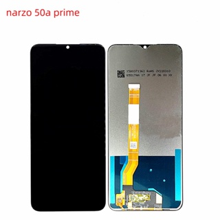 ชุดประกอบหน้าจอสัมผัสดิจิทัล LCD สําหรับ Realme Narzo 50A Prime RMX3516