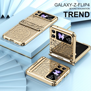 เคสมือถือ แบบแข็ง PC ลายกลิตเตอร์ สําหรับ Samsung Galaxy Z Flip5 Flip4 Flip3 5G Samsung Z Flip 5 Flip 4 Flip 3