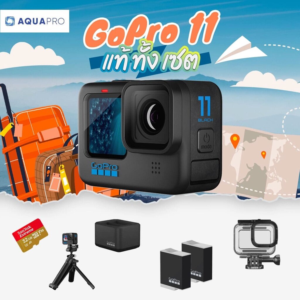 gopro-11-โปรโมชั่น-แท้ทั้งเซต-ประกันศูนย์