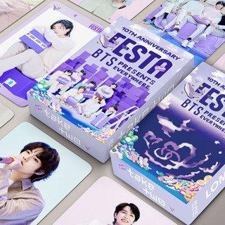 โปสการ์ดอัลบั้มรูปภาพ BT-S 2023 FESTA TAKE TWO Cards Bangtan Boys Kpop จํานวน 55 ชิ้น ต่อกล่อง