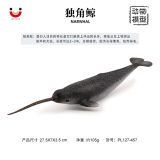 ❤การขายส่งโรงงานอุตสาหกรรม❤ชุดโมเดลสัตว์ทะเล ปลาวาฬ ยูนิคอร์นจําลอง พลาสติก ของเล่นเสริมการเรียนรู้ สําหรับเด็ก
