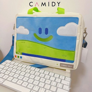 Camidy ใหม่ความรู้สึกระดับไฮเอนด์กระเป๋าแล็ปท็อปหญิงระดับความจุขนาดใหญ่เดินทางกระเป๋า Messenger แบบพกพาไหล่ข้างเดียว