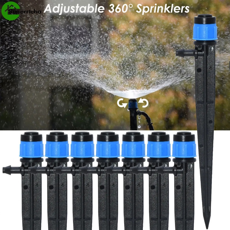 Plug-in Type Atomizing Spray Dripper / การหมุน 360 องศาปรับ Sprinklers ...