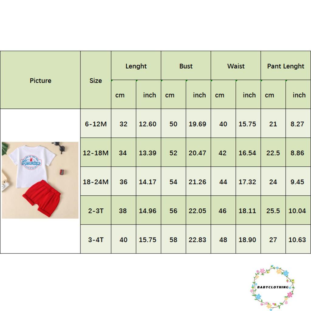 babyclothes-เสื้อยืดแขนสั้น-คอกลม-พิมพ์ลายตัวอักษร-ดาว-และกางเกงขาสั้น-สีแดง-สําหรับเด็กผู้ชาย-2-ชิ้น