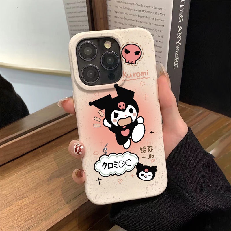 เคสโทรศัพท์มือถือ-แบบนิ่ม-กันกระแทก-ลาย-kuromi-สําหรับ-apple-iphone-8p-1311-14pro-12max-7-0vgr