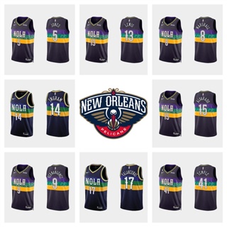2022-2023 New Orleans Pelicans เสื้อสเวตเตอร์ของเสื้อบาสเก็ตบอล NBA Jersey