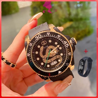 [G.I] นาฬิกาผู้ชาย นาฬิกาข้อมือควอตซ์ สายยาง หรูหรา สไตล์สปอร์ต แฟชั่นสําหรับผู้ชาย 71846