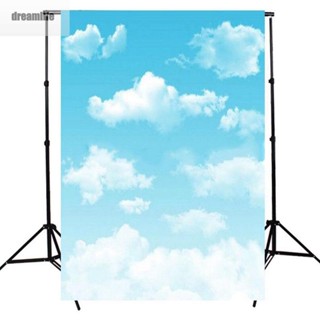 【DREAMLIFE】Backdrop Photography Studio White Cloud 0.9*1.5M Anti -wrinkle Blue Sky