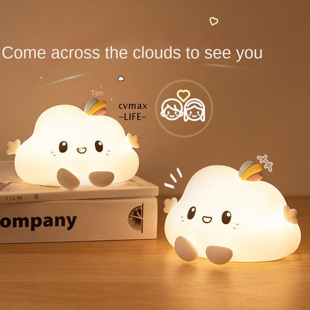 CYMX โคมไฟกลางคืน รูปก้อนเมฆ ดวงจันทร์ ใช้แบตเตอรี่ น่ารัก | Shopee ...