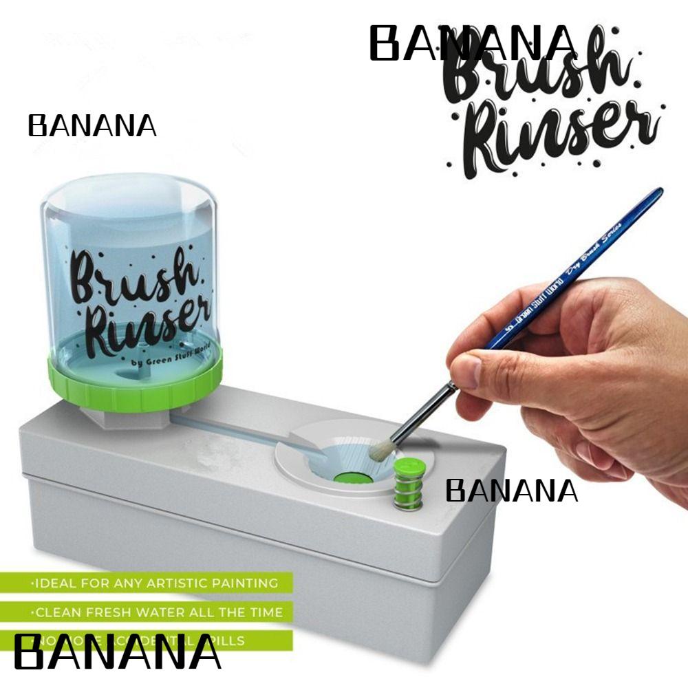 banana1-แปรงล้างพู่กัน-ทรงกลม-diy-สําหรับพู่กันระบายสีน้ํา