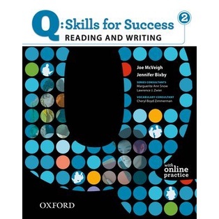 Bundanjai (หนังสือเรียนภาษาอังกฤษ Oxford) Q : Skills for Success 2, Reading &amp; Writing : Students Book +Online Practice