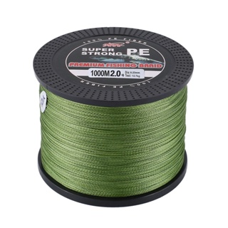 YUDELI 2.0 Line Number Super Strong 4 Strand 1000M PE Braided Fishing Line