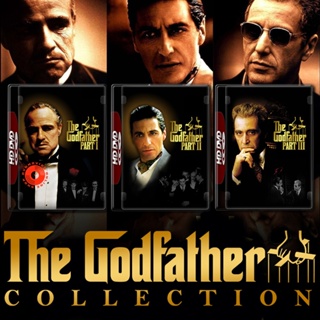 DVD The Godfather เดอะ ก็อดฟาเธอร์ ภาค 1-3 DVD หนัง มาสเตอร์ เสียงไทย (เสียง ไทย/อังกฤษ | ซับ ไทย/อังกฤษ) DVD