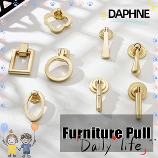 Daphne มือจับประตู ลิ้นชัก โลหะผสมสังกะสี สไตล์จีน ทนทาน สีทอง