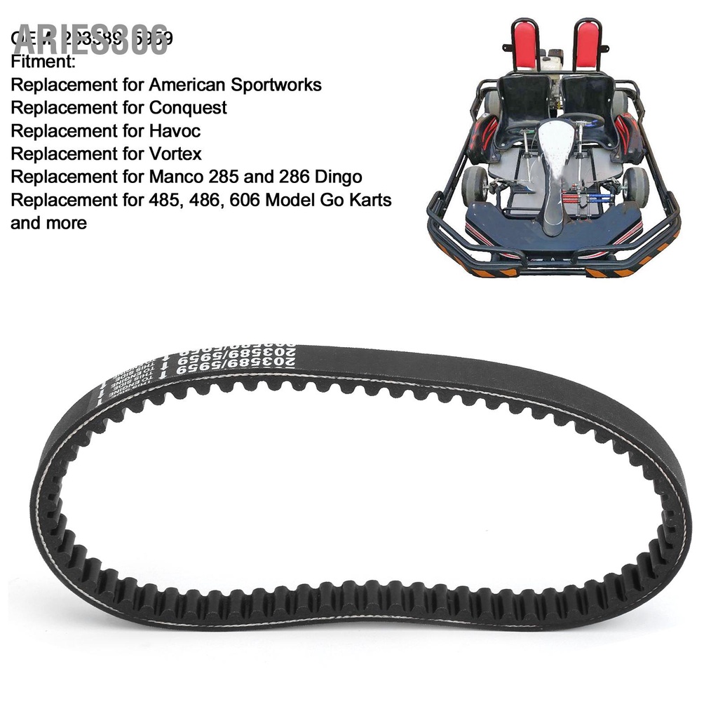 aries306-สายพานไดรฟ์โกคาร์ท-203589-การเปลี่ยนการบำรุงรักษาการปรับเปลี่ยนสำหรับ-american-sportworks