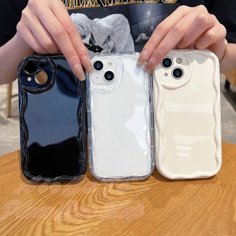 เคส-samsung-a14-a13-a11-m11-a04-a04s-a03-a02-m02-a02s-a24-a23-a22-a21s-s21-s20-fe-4g-5g-3d-relief-frame-pure-color-soft-case