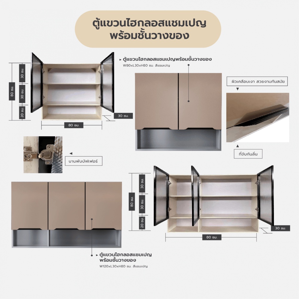 big-hot-close-ตู้แขวนพร้อมชั้นวางของไฮกลอส-120-300-80-ซม-walden-สีแชมเปญ-1-2-สินค้าขายดี