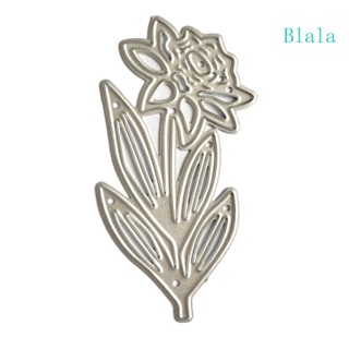 Blala แผ่นแม่แบบโลหะ ตัดลายดอกทานตะวัน DIY สําหรับตกแต่งสมุด แม่แบบ