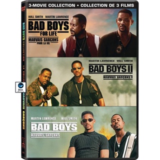 แผ่นดีวีดี หนังใหม่ BAD BOYS แบดบอยส์ คู่หูขวางนรก ภาค 1-3 DVD Master เสียงไทย (เสียง ไทย/อังกฤษ ซับ ไทย/อังกฤษ) ดีวีดีห