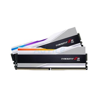 RAM DDR5(8000) 48GB (24GBX2) G.SKILL TRIDENT Z5 RGB SILVER (F5-8000J4048F24GX2-TZ5RS)