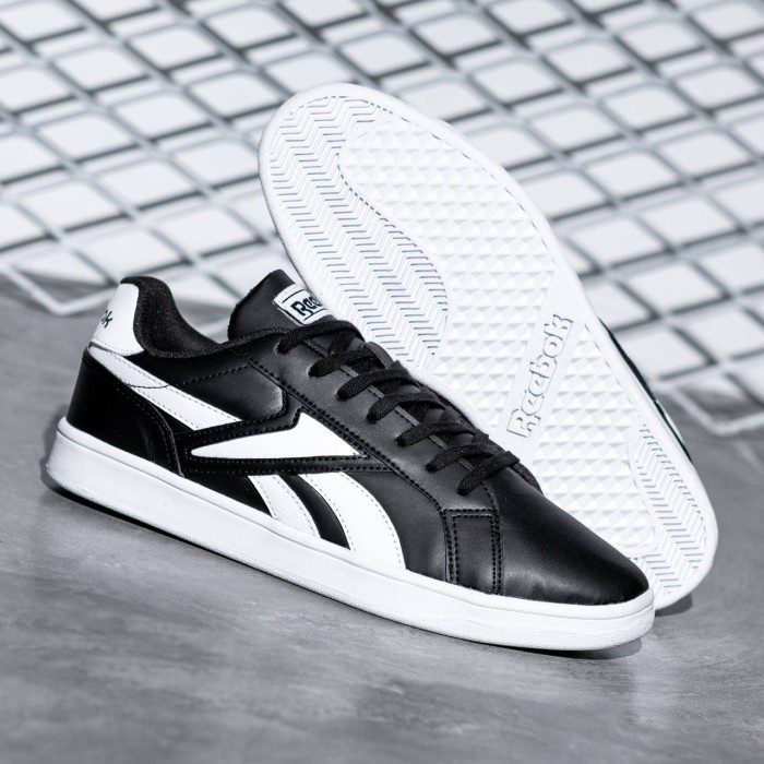 Reebook ROYAL COMPLETE 2.0 ORIGINAL BLACK WHITE SEPATU | Shopee Thailand