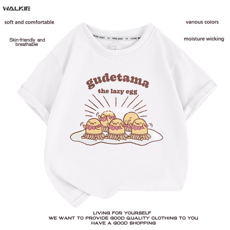 walkie-เสื้อยืดแขนสั้น-พิมพ์ลายการ์ตูนอนิเมะ-sanrios-kawaii-pom-pom-purin-น่ารัก-ทรงหลวม-เหมาะกับของขวัญวันเกิด-แฟชั่นฤด
