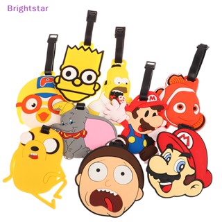 Brightstar พวงกุญแจ จี้ตุ๊กตา PVC รูปการ์ตูนอนิเมะ Super Mario Bros Mario Luigi Yoshi Toad Bowser เหมาะกับของขวัญ สําหรับตกแต่งกระเป๋านักเรียน