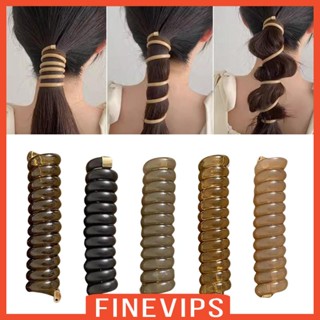 [Finevips] ที่คาดผมหางม้า แบบหนา สําหรับผู้หญิง