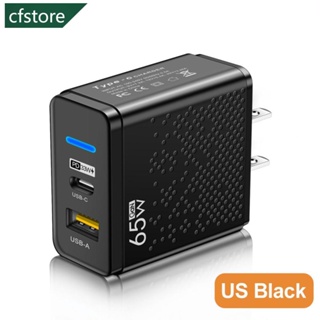 Cfstore อะแดปเตอร์ชาร์จแล็ปท็อป 65W GaN PD 33W USB Type C B7S4
