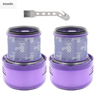 【DREAMLIFE】2Filters* Cleaning Brush SV16 1set Dry New For Dyson For Dyson SV16 V11 Outsize