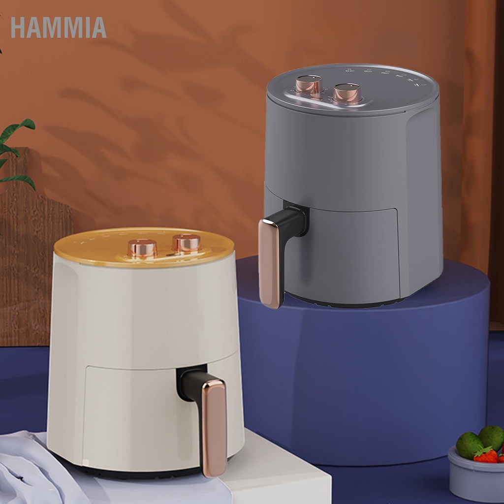 hammia-4-5l-มัลติฟังก์ชั่นหม้อทอดไฟฟ้าหม้อทอดเตาอบคู่เตาอบอบสมาร์ท-au-plug-220v
