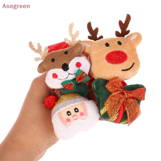 [Asegreen] สายรัดข้อมือตุ๊กตาซานตาคลอส กวางเอลก์ คริสต์มาส ของขวัญ สําหรับเด็ก